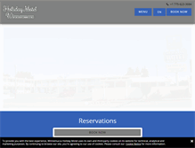 Tablet Screenshot of holidaymotelwin.com